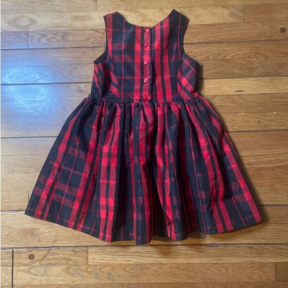 Girls' Cherokee Fancy Plaid Dress Perfect for Holidays! - Picture 3 of 12